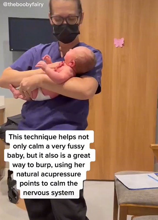 great technique to calm a fussy baby
