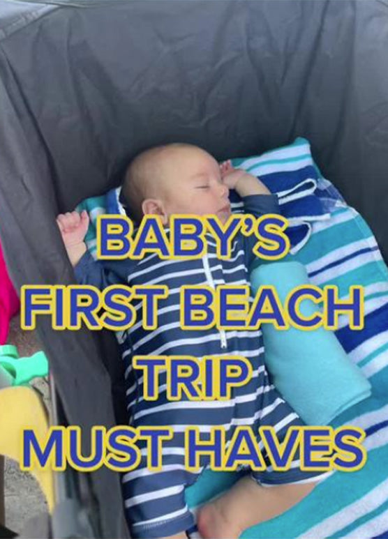 beach vacation must haves for your baby