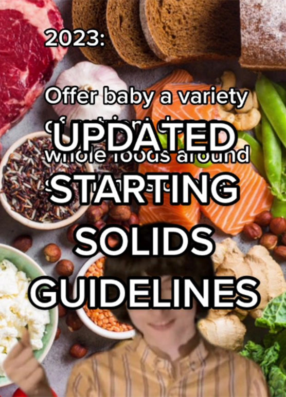 nutrition guidelines for starting solids with your baby