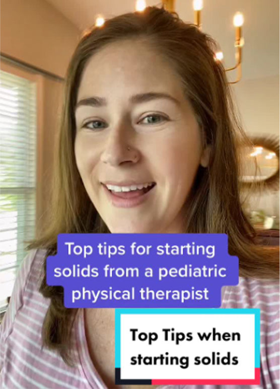 top tips for starting solids from a pediatric physical therapist